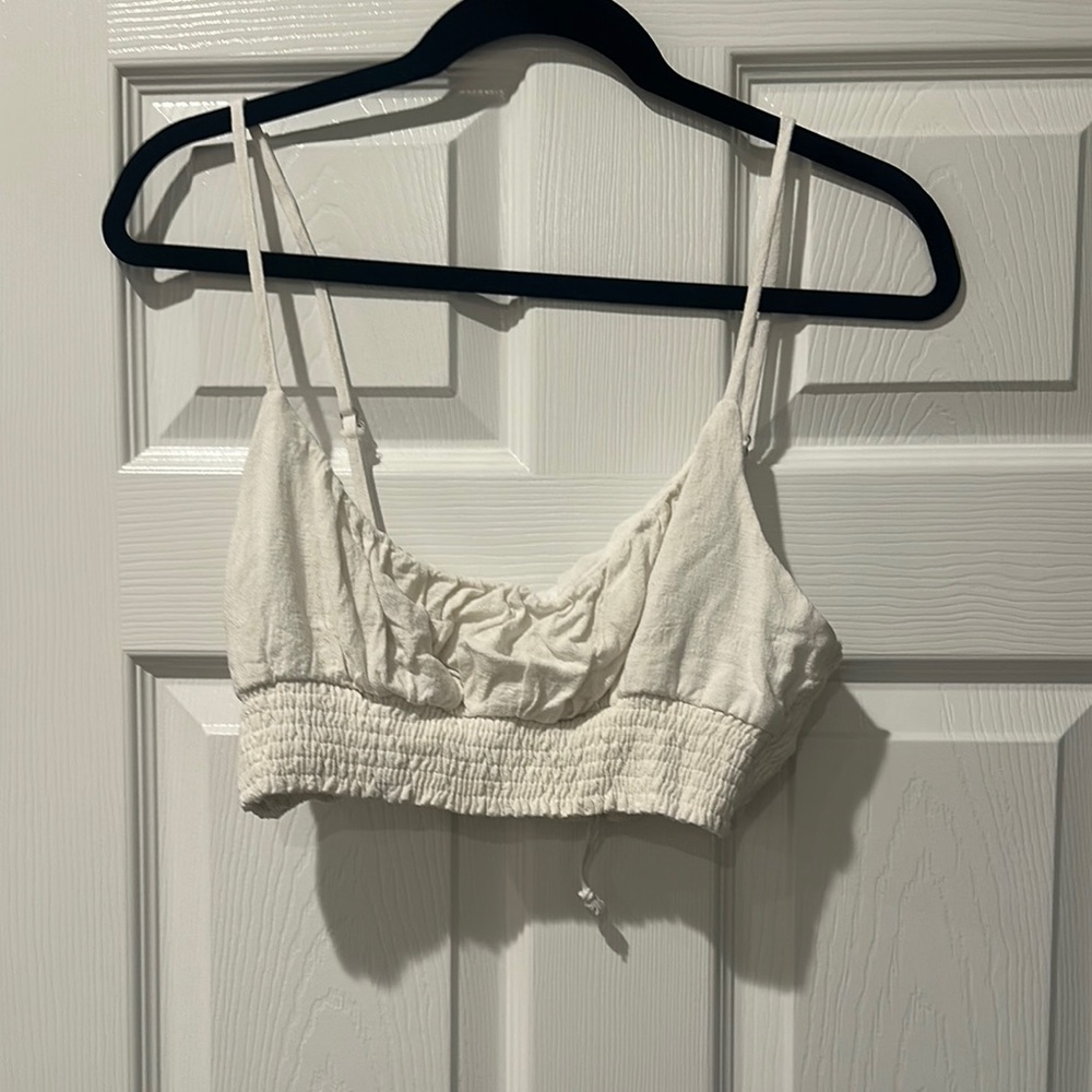 White Women's Crop Top